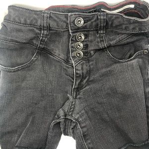 Lovesick brand black denim shorts